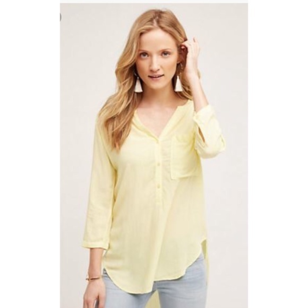 Cloth & Stone Pullover Yellow Tunic XS